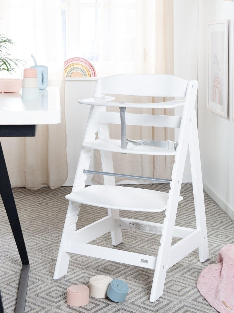 Chaise haute évolutive compatible avec plateau repas - ROBA 'Sit Up Flex' Blanc - Kiabi