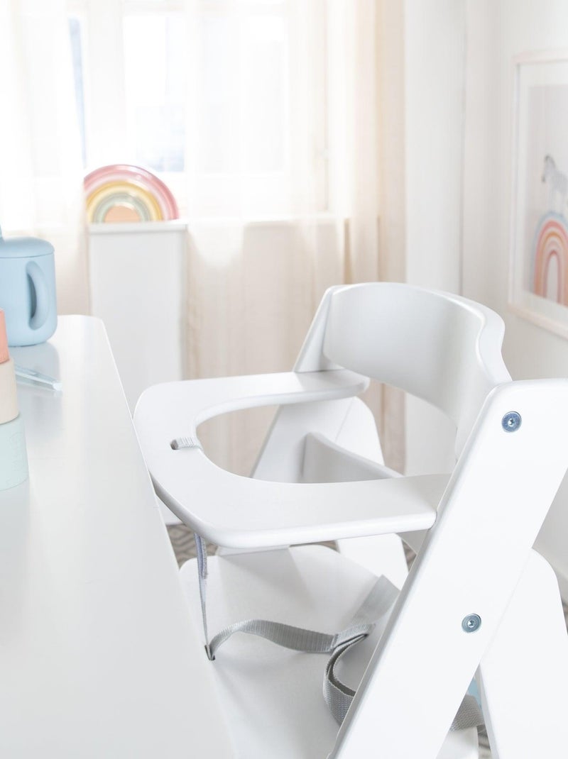 Chaise haute évolutive compatible avec plateau repas - ROBA 'Sit Up Flex' Blanc - Kiabi