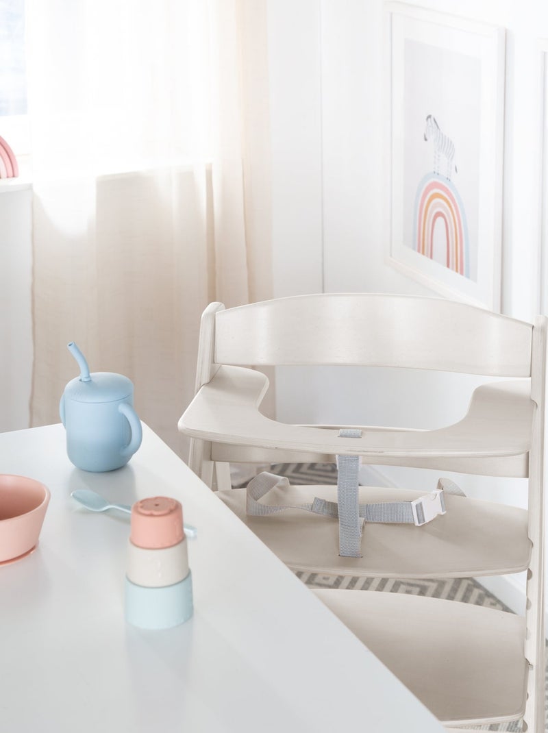 Chaise haute évolutive compatible avec plateau repas - ROBA 'Sit Up Flex' Grège - Kiabi