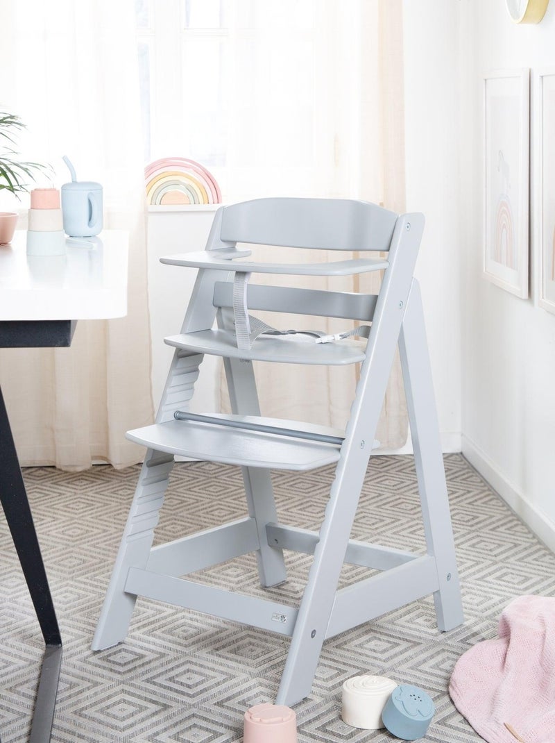 Chaise haute évolutive compatible avec plateau repas - ROBA 'Sit Up Flex' Gris taupe - Kiabi