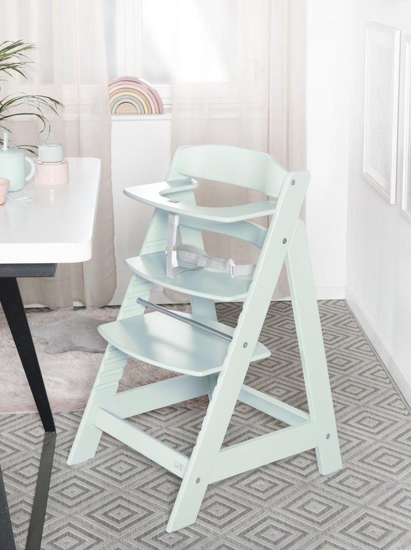 Chaise haute évolutive compatible avec plateau repas - ROBA 'Sit Up Flex' Vert d'eau - Kiabi