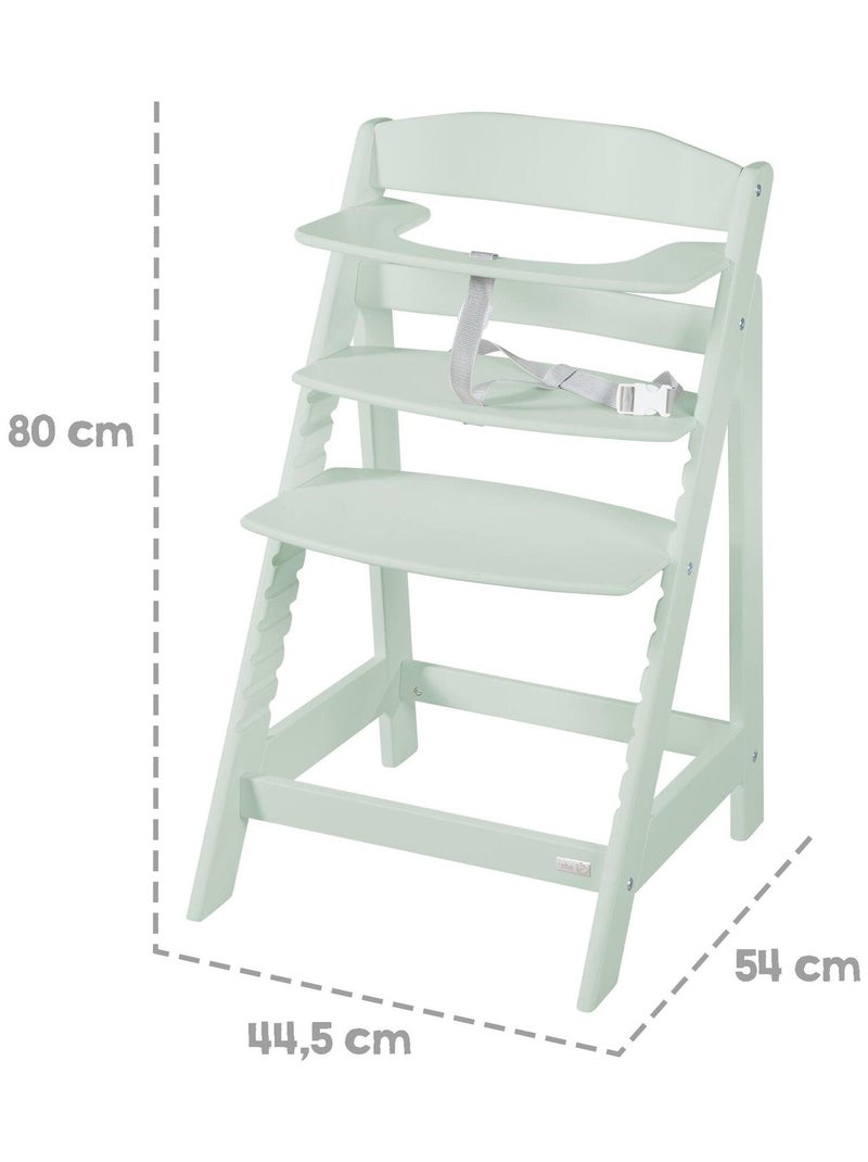 Chaise haute évolutive compatible avec plateau repas - ROBA 'Sit Up Flex' Vert d'eau - Kiabi