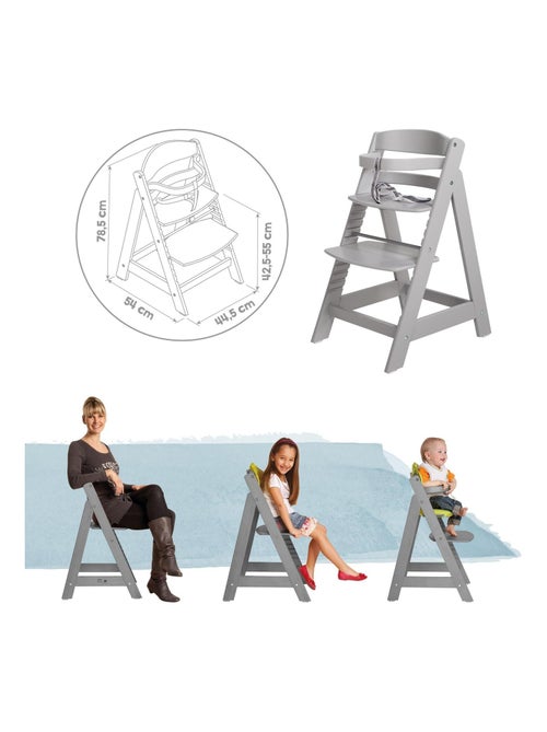 Chaise haute évolutive + Coussin réducteur en 2 pièces 'Sit Up III' ROBA - Kiabi Chaise haute évolutive + Coussin réducteur en 2 pièces 'Sit Up III' ROBA - Kiabi