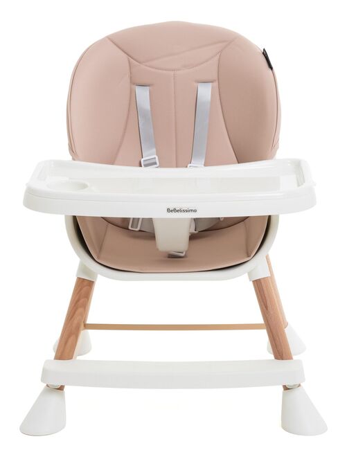 Safety 1st Kiwi 3 en 1 Chaise Haute pour bébé évolutive, de 6 mois à 3,5  ans, Warm Grey