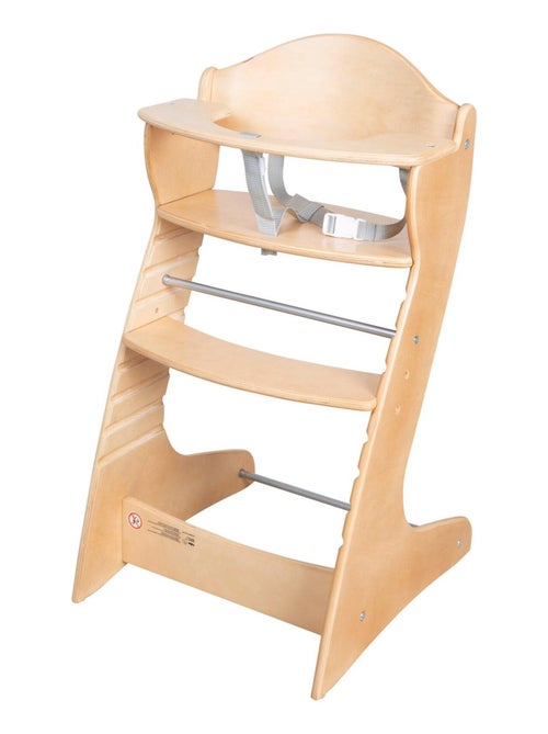 Chaise haute évolutive en bois 'Chair Up' ROBA - Kiabi Chaise haute évolutive en bois 'Chair Up' ROBA - Kiabi
