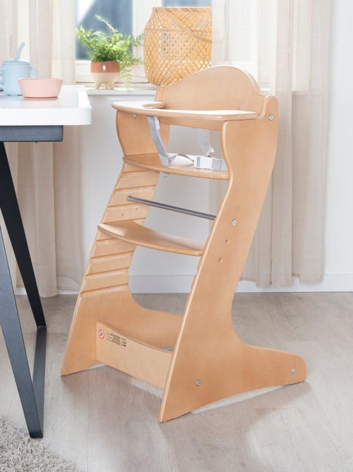 Chaise haute évolutive en bois 'Chair Up' ROBA - Kiabi Chaise haute évolutive en bois 'Chair Up' ROBA - Kiabi
