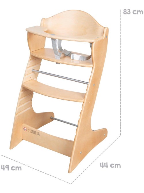 Chaise haute évolutive en bois 'Chair Up' ROBA - Kiabi Chaise haute évolutive en bois 'Chair Up' ROBA - Kiabi
