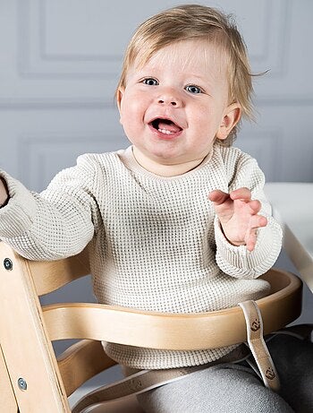 Chaise haute évolutive en bois dès 6 mois jusqu'à 70 kg - ROBA 'sit up III'