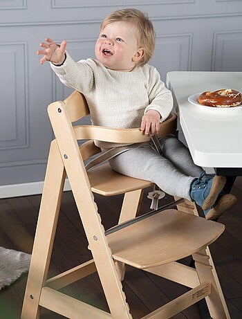 Chaise haute évolutive en bois dès 6 mois jusqu'à 70 kg - ROBA 'sit up III'
