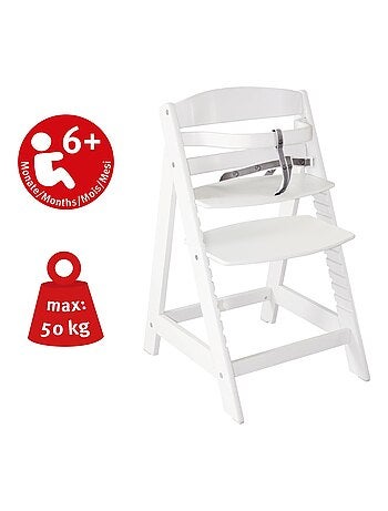 Chaise haute évolutive en bois dès 6 mois jusqu'à 70 kg - ROBA 'sit up III'