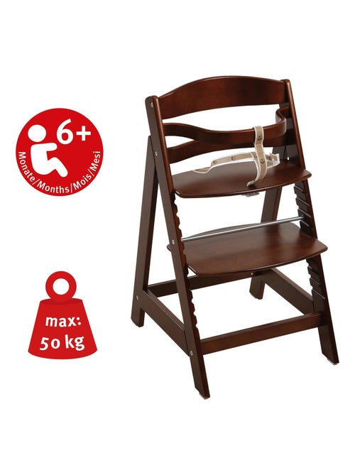 Chaise haute évolutive en bois dès 6 mois jusqu'à 70 kg - ROBA 'sit up III' - Kiabi