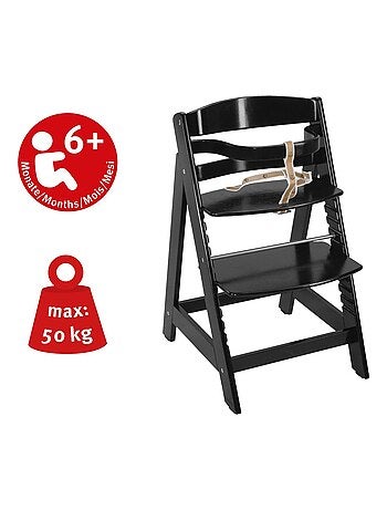 Chaise haute évolutive en bois dès 6 mois jusqu'à 70 kg - ROBA 'sit up III'