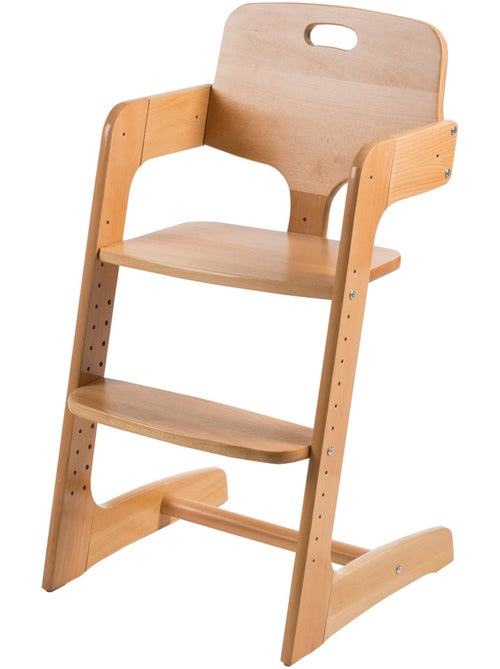 Chaise haute évolutive en bois massif 'Kid Up' ROBA - Kiabi Chaise haute évolutive en bois massif 'Kid Up' ROBA - Kiabi