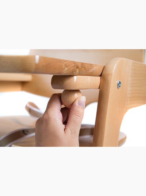 Chaise haute évolutive en bois massif 'Kid Up' ROBA - Kiabi Chaise haute évolutive en bois massif 'Kid Up' ROBA - Kiabi