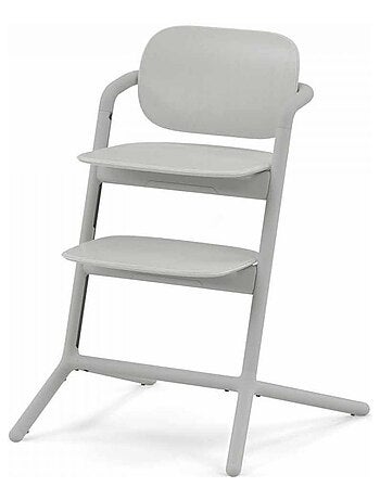 Chaise Haute Evolutive et Réglable Lemo 2 - Suede Grey