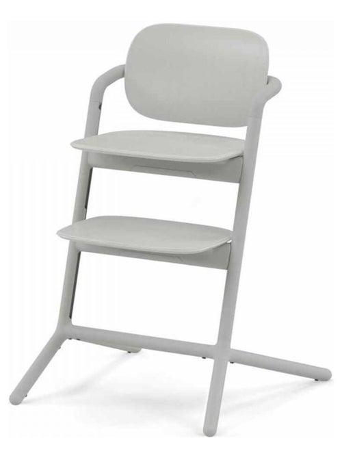 Chaise Haute Evolutive et Réglable Lemo 2 - Suede Grey - Kiabi