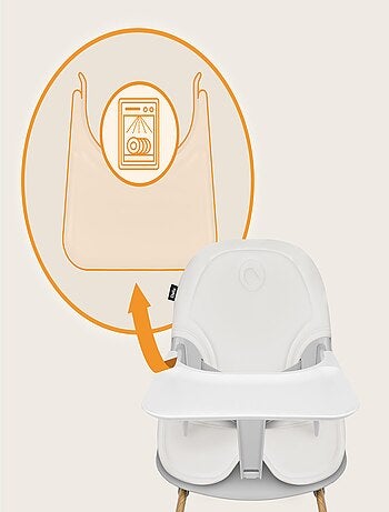 Chaise haute évolutive LIONELO Dalia - Jusqu’à 60 kg - Ultra légère