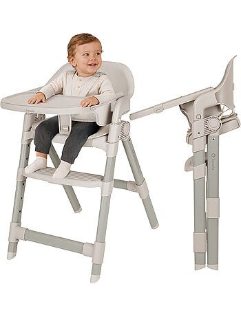 Chaise haute évolutive LIONELO Matt - Réglable hauteur - Pliage compact - Jusqu'à 110kg