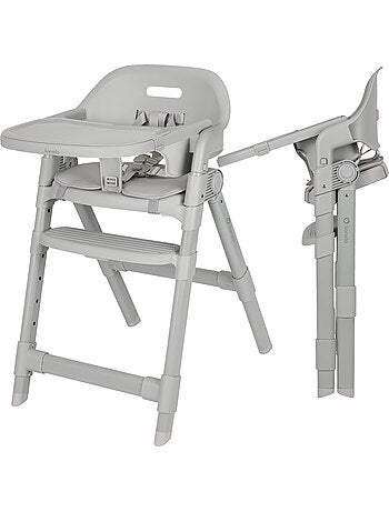 Chaise haute évolutive LIONELO Matt - Réglable hauteur - Pliage compact - Jusqu'à 110kg