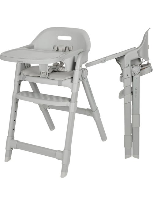 Chaise haute évolutive LIONELO Matt - Réglable hauteur - Pliage compact - Jusqu'à 110kg - Kiabi Chaise haute évolutive LIONELO Matt - Réglable hauteur - Pliage compact - Jusqu'à 110kg - Kiabi