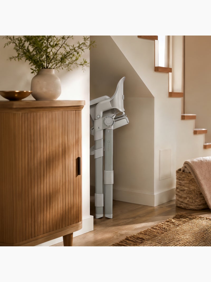 Chaise haute évolutive LIONELO Matt - Réglable hauteur - Pliage compact - Jusqu'à 110kg Gris - Kiabi