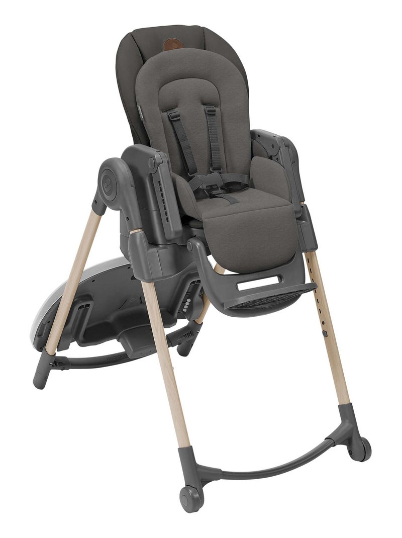 Chaise haute évolutive Minla ECO, de la naissance à 14 ans, Beyond Graphite Gris - Kiabi