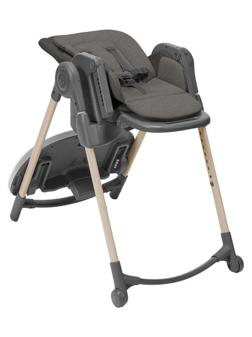 Chaise haute évolutive Minla ECO, de la naissance à 14 ans, Beyond Graphite - Kiabi