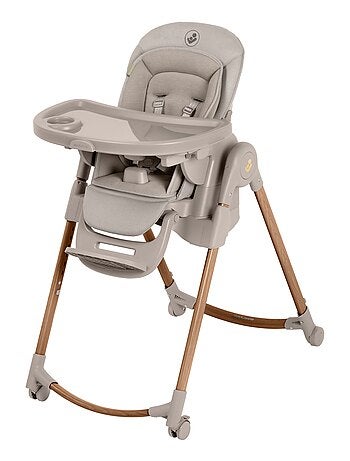 Chaise haute évolutive multiposition Minla Plus