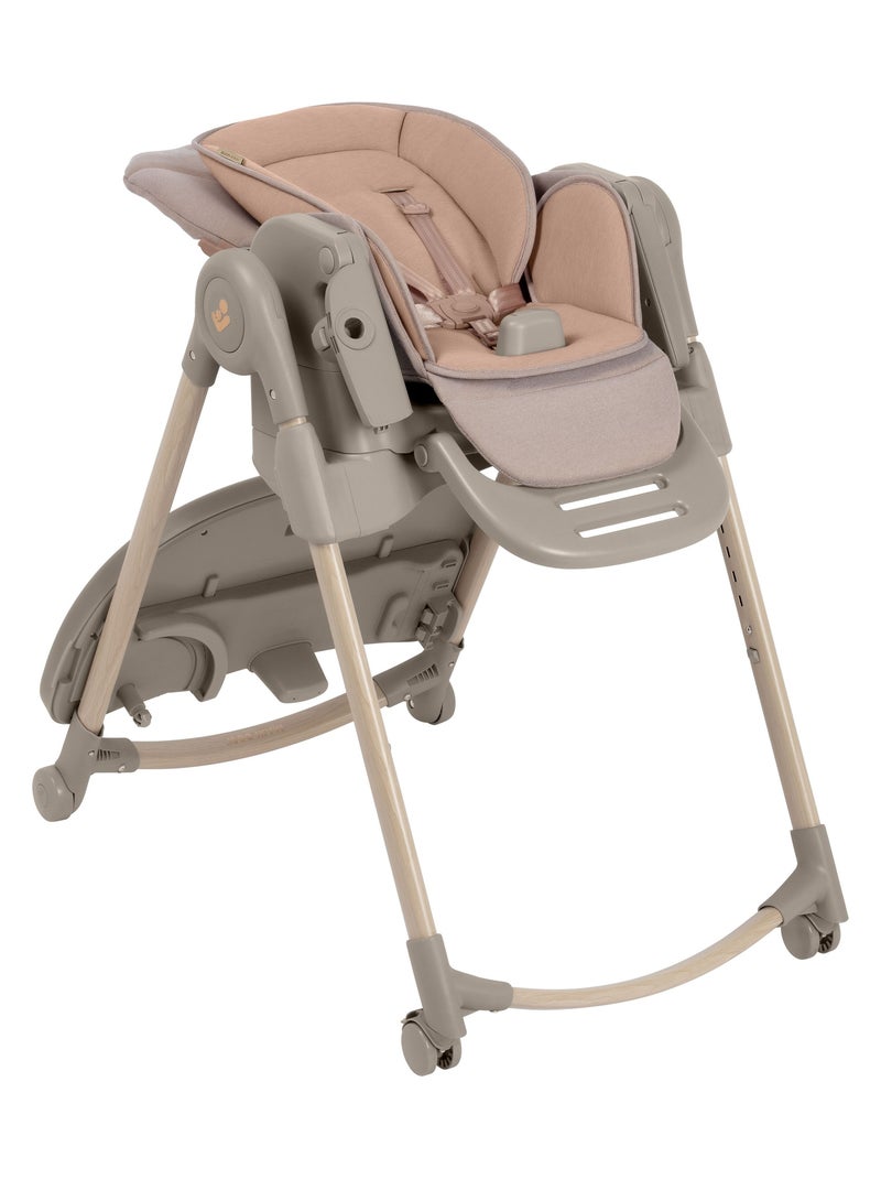 Chaise haute évolutive multiposition Minla Plus Terracotta - Kiabi