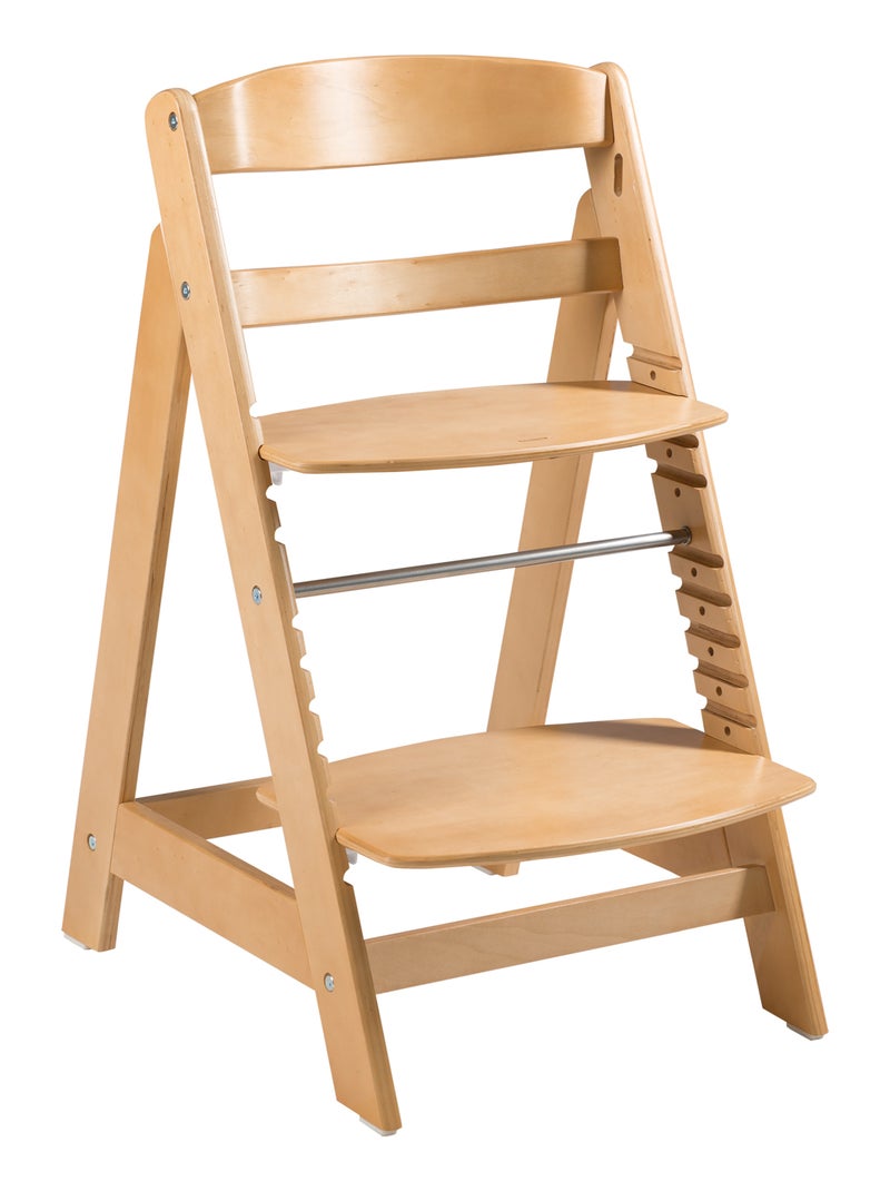 Chaise haute évolutive réglable par clic - ROBA 'sit up click' Bois naturel - Kiabi