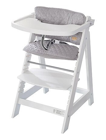 Chaise haute évolutive 'Sit up fun' + coussins 'Roba Style'