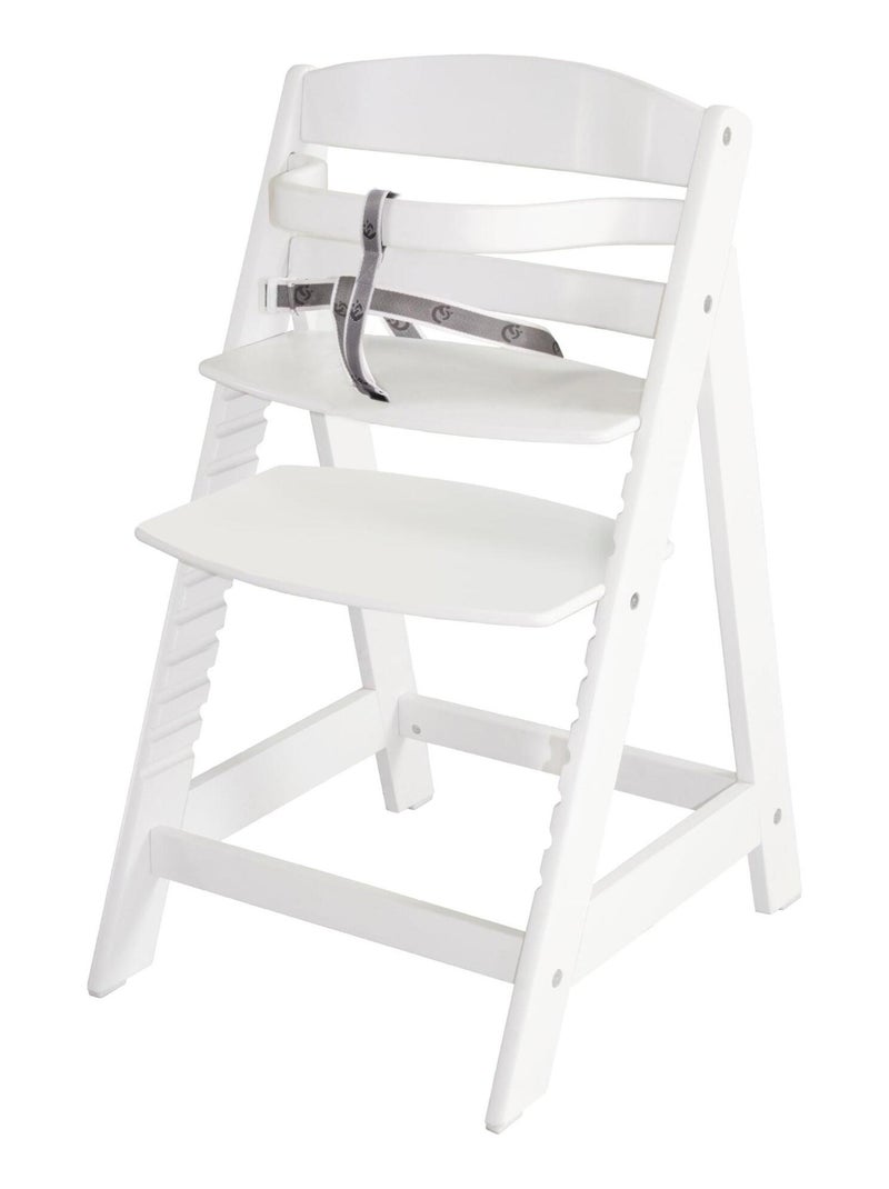 Chaise haute évolutive 'Sit Up III' + Coussin 'Adam & Eule' ROBA Blanc - Kiabi