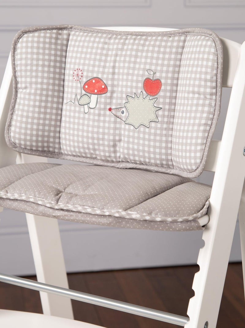 Chaise haute évolutive 'Sit Up III' + Coussin 'Adam & Eule' ROBA Blanc - Kiabi