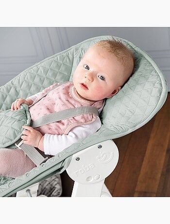 Chaise haute évolutive + transat pour nouveau-né 'Roba Style Born Up'