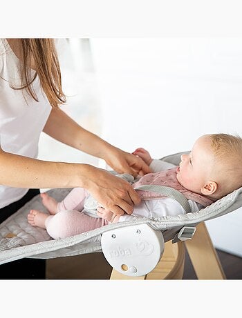 Chaise haute évolutive + transat pour nouveau-né 'Roba Style Born Up'
