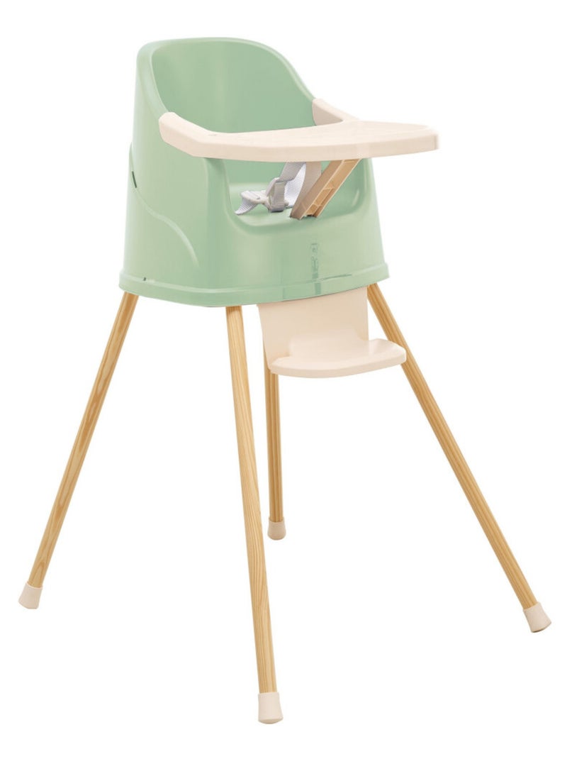 Chaise haute évolutive YOUPLA Vert - Kiabi