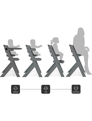 Chaise haute Family PRO avec table - babyGo