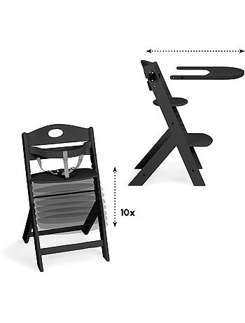 Chaise haute Family PRO avec table - babyGo