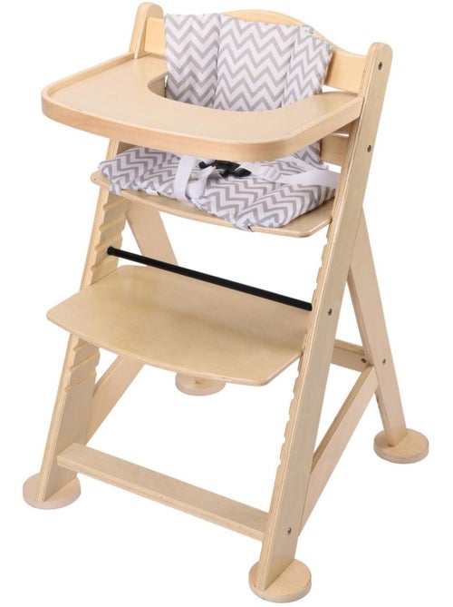 Chaise haute fynn - naturel - Kiabi Chaise haute fynn - naturel - Kiabi