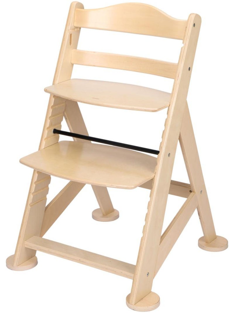 Chaise haute fynn - naturel Beige - Kiabi