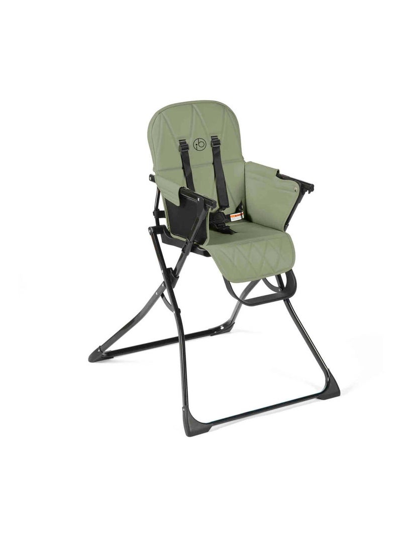 Chaise haute Ickle Bubba Flip Magic pliable, 15 kg, harnais 5 points, plateau amovible Vert - Kiabi