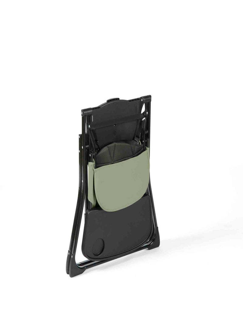 Chaise haute Ickle Bubba Flip Magic pliable, 15 kg, harnais 5 points, plateau amovible Vert - Kiabi