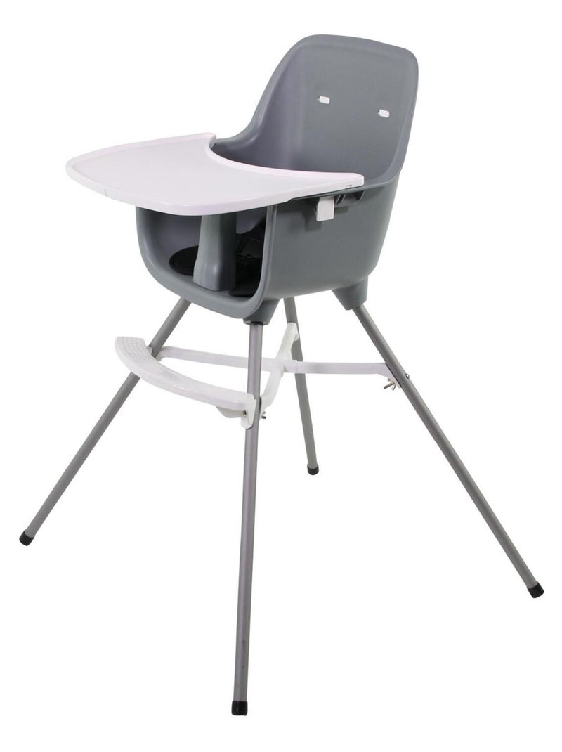 Chaise Haute Irene - Dès 6 Mois Gris - Kiabi