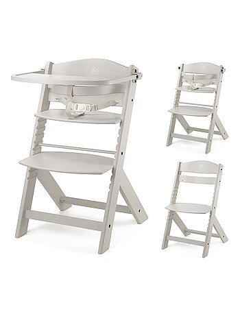 Chaise Haute Kinderkraft ENOCK 3 en 1 Évolutive jusqu’à 35 kg avec Repose-Pieds Réglable