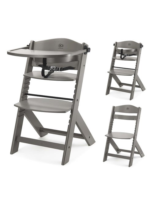 Chaise Haute Kinderkraft ENOCK 3 en 1 Évolutive jusqu’à 35 kg avec Repose-Pieds Réglable - Kiabi