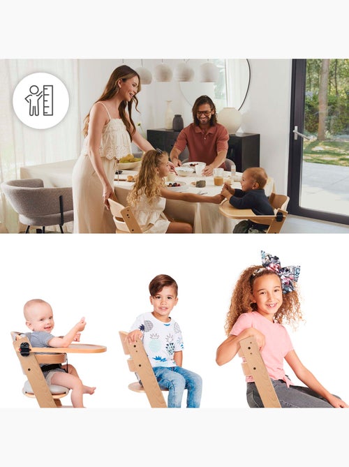 Chaise Haute Kinderkraft ENOCK 3 en 1 Évolutive jusqu’à 35 kg avec Repose-Pieds Réglable - Kiabi