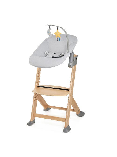 Chaise Haute Kinderkraft ENOCK + CALMEE avec Transat Évolutif jusqu’à 35 kg et Repose-Pieds Réglable - Kiabi Chaise Haute Kinderkraft ENOCK + CALMEE avec Transat Évolutif jusqu’à 35 kg et Repose-Pieds Réglable - Kiabi