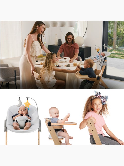 Chaise Haute Kinderkraft ENOCK + CALMEE avec Transat Évolutif jusqu’à 35 kg et Repose-Pieds Réglable - Kiabi Chaise Haute Kinderkraft ENOCK + CALMEE avec Transat Évolutif jusqu’à 35 kg et Repose-Pieds Réglable - Kiabi