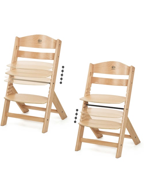 Chaise Haute Kinderkraft ENOCK + CALMEE avec Transat Évolutif jusqu’à 35 kg et Repose-Pieds Réglable - Kiabi Chaise Haute Kinderkraft ENOCK + CALMEE avec Transat Évolutif jusqu’à 35 kg et Repose-Pieds Réglable - Kiabi