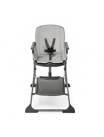 Chaise Haute Bébé Kinderkraft FOLDEE pliable compacte dossier réglable plateau amovible double repas